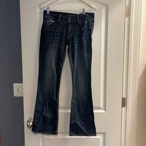 Hudson jeans size 27 blue flare boot leg jeans